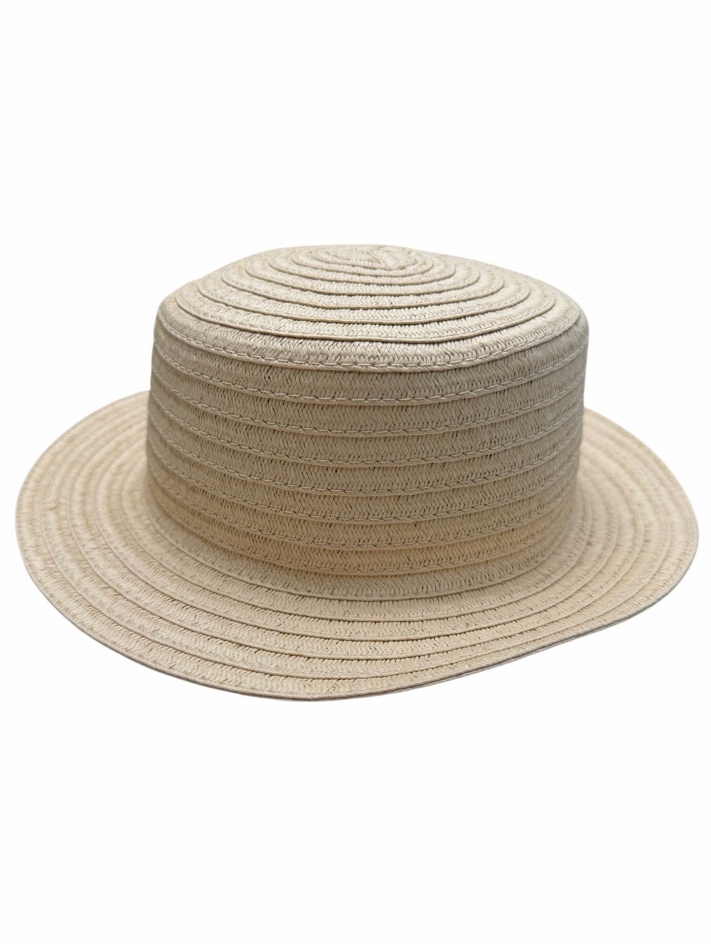 Gray Malin x Janie and Jack Classic Straw Boater Hat - Natural Beige